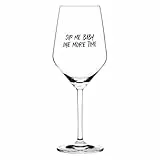 RITZENHOFF Sand & Soda 9500012 Modernes Weinglas mit trendigem Spruch Sip Me Baby One More Time - Geschenkbox - Made in Germany