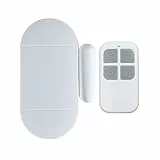 WANGCL Tür-/Fenster-Alarmsensor mit Fernbedienung, 130 dB, Pool-Alarm, kabellos, magnetisch, weiß