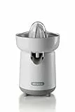 Ariete Breakfast 418 Zitruspresse, Elektrische Saftpresse mit 2 Aufsätzen für Große und Kleine Zitrusfrüchte, Tropffreier Auslauf, Doppelrotation, Schutzdeckel, Rutschfeste Füße, 40W, Beige