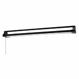 Osram OFFICE LINE Bürodeckenleuchte in Schwarz mit drehbarem Leuchtkörper und Zugschalter, 1.1 m lang, 42 W / 4000 lm, kaltweiß (4000 K) für die Ausleuchtung von Büros mit bis zu 30 qm, IP20.