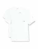 Emporio Armani Underwear Herren 2-pack T-shirt Crew Neck Pure Cotton Schlafanzugoberteil, White/White, M EU