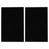 CALLARON 2er-Set Schaumstoff-Einsätze für Schmuckkästchen - Displaypolster für Ohrringe & Ringe, Ohrring Displaypolster, Halskettenständer Schmuckschwamm-Pads 28 x 18 x 1.2 cm