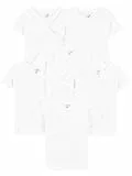 Simple Joys by Carter's Baby-Jungen Side-snap Short-Sleeve Infant-and-Toddler-Button-down-Shirts, Weiß, 0 Monate (6er Pack)
