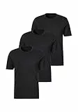 s.Oliver Herren T-Shirts im praktischen 3er Pack mit Rundhals-Ausschnitt