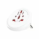 SKROSS World to Europe New Version, kompakter Adapterstecker, universeller Reiseadapter fur Europa, Eurostecker