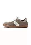 camel active Herren Sneaker aus Veloursleder Beige-Weiß, menswear-45