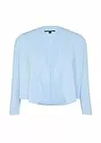 comma Feinstrick-Cardigan mit Ajour-Detail hellblau M