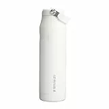 Stanley Flip Straw 2.0 Trinkflasche mit Strohhalm 1.06L - Thermobecher Kühlt 17 Stunden - 4 Tage Eisgekühlt - BPA-frei - Auslaufsicher - Für Getränkehalter - Spülmaschinenfest - Frost