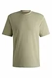 HUGO Herren Dapolino Relaxed-Fit T-Shirt aus Baumwolle mit Logo-Print Hellgrün L