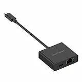 NETGEAR Nighthawk USB-C-zu-Ethernet-Netzteil mit Passthrough-Laden (USB2ETH) – Gigabit-Netzwerk – Kompatibel mit mobilen Nighthawk-Routern, Laptops, Tableta und mehr – 60 W Leistung.