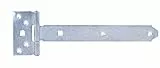 Alberts 310660 Kreuzgehänge | mit verpresstem Stift | galvanisch verzinkt, dickschichtpassiviert | Band 242 x 34 mm | Scharnier 90 x 45 mm
