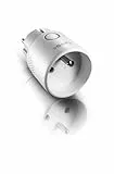Somfy 1822617 - Funk-Zwischenstecker Plug io on/off Typ E, TaHoma-kompatibel, Bedienung von 230V-Geräten, Lampen und Leuchten via App oder Fernbedienung, Innenbereich
