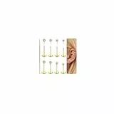 Kakonia 18G Helix Piercings Gold Tragus Piercing Ohr Conch Piercing Nasenpiercing Chirurgenstahl Ohrringe lippenpiercing labret Piercings Studs für Frauen Männer