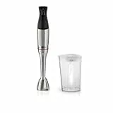 Bosch Stabmixer ErgoMaster Serie 6, mit Mixbecher, 4 Edelstahlklingen, verschleißfreie Keramikkupplung, langlebig, Luftkühlung, leistungsstark, 1200W, MSM6M810