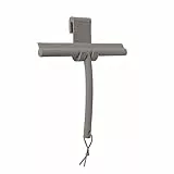 blomus Duschabzieher -VIPO- Duschwischer mit Halterung 24 cm breit Abzieher aus Silikon für Dusche, Badezimmer Fensterabzieher Scheibenabzieher Satellite