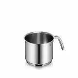 WMF Provence Plus Milchtopf Induktion ohne Deckel 14 cm, Milchkochtopf, Kochtopf Induktion 1,7l, Cromargan Edelstahl poliert, unbeschichtet, backofengeeignet