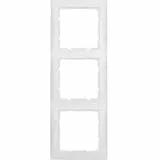 Hager S1 polarweiss Berk Rahmen 10139909 3fach matt
