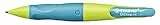 STABILO - Ergonomischer Druck-Bleistift für Rechtshänder - EASYergo 1.4 in neonlimonengrün/aquamarin - Einzelstift - inklusive 3 dünner Minen - Härtegrad HB