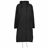 Didriksons Astrid Long - Damen Mantel, Größe:34, Farbe:black
