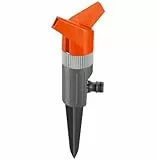 Gardena Classic Rundsprenger Foxtrott: Rasenprenger für gleichmäßige Flächenbewässerung bis 130 m², pfützenfrei, Bewässerungssektor 360 °, sicherer Stand, 13 m Sprengbereich (1953-20)