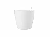 SAN REMO POT 30CM SELF WATERING WHITE
