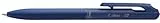 Pentel BXA107C-C Calme Kugelschreiber, deutlich gedämpftes Klick-Geräusch, Griffzone in Lederoptik, nachfüllbar, Kugel 0.7mm = Strichstärke 0.35mm, Schreibfarbe blau, 1 Stück
