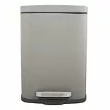 Spirella Kosmetikeimer 5 Liter Edelstahl Mit Absenkautomatik Und Inneneimer Akira Badezimmer Mülleimer Softclose Abfalleimer Taupe Matt