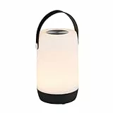 Grundig Nachttischlampe LED – Tischlampe kabellos dimmbar – Nachtlicht mit USB-C – Stilllicht warm/kaltweiß