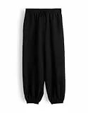 OPUS Damen Jogpants | MYHA Oasis Relaxed City Pants aus Viskose Leinen Mix Black, 36