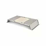MOESTA-BBQ 19597 PizzaCover Flex - Gasgrill Edelstahl-Pizzaaufsatz mit Codierit-Dach - Breitenverstellbar 600-900 mm