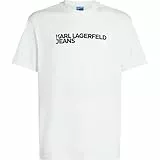 Karl Lagerfeld Jeans Men Regular Short Sleeve Essential T-Shirt White M