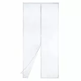 Apalus VP Fliegengitter Tür, Magnet Insektenschutz Balkontür 90x200 cm, 2 x Langlebiger als der Apalus Klassiker, Katzenkrallen Sicher, Stärkere Magneten, 3.8 cm Breites Klettband, Nicht Kürzbar