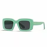 Hanukeii Unisex Santorini Sonnenbrille, Grün, One Size