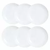 Luminarc Diwali Dessertteller, Opal, 19 cm, Weiß, 6 Stück