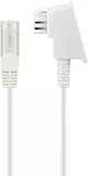 goobay 60668 Routerkabel, Telefonkabel, Anschlusskabel für DSL/ADSL/VDSL, TAE-F Stecker auf RJ45 Stecker (8P2C), weiß, 6 Meter
