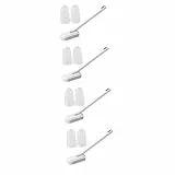 BESTYASH 4 Sätze Toilettenreinigungsbürste für Badewanne Badreinigungsbürste für Badezimmerreinigung Flexibles Design für Ecken und Kanten Platzsparend und Effizient