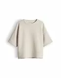OPUS Damen Sweatshirt | Sweatshirt im weichen Viskose Mix Loose Fit Natural Glaze, 42