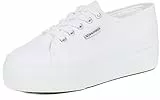 Superga - Herren/Damen Unisex Sneaker 2790 Linea Up Down (39 EU) (Weiß)