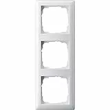 Gira Rahmen 021304 3fach Standard 55 reinweiss matt