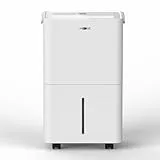 Uhome Luftentfeuchter elektrisch 12L in 24h, Raumentfeuchter für 54m³/18m², entfeuchter mit Autoabschaltung, Feuchtigkeitssensor, Wäschemodus, Aktivkohlefilter, Ablaufschlauch (12L Luftentfeuchter)