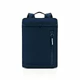 reisenthel overnighter-Backpack M - sportlich-eleganter Rucksack, Laptopfach, wasserabweisend, Couleur:Dark Blue