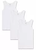 Sanetta Jungen-Unterhemd (Dreierpack) | Hochwertiges und nachhaltiges Unterhemd für Jungen aus Bio-Baumwolle. Inhalt: 3er Set Unterwäsche für Jungen