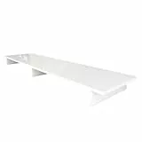 Vladon TV-Aufsatz Game, Made in Germany, Aufsatz für TV-Boards zur Erhöhung, Weiß matt/Weiß Hochglanz (138,5 x 9,5 x 34,5 cm)