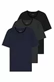 BOSS Hugo Herren T-Shirt Rn 3p Co T-Shirt, Open Blue 497, M