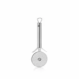 WMF Profi Plus Pizzaschneider 19,8 cm, Pizzaroller, Pizza Cutter, Cromargan Edelstahl teilmattiert, spülmaschinengeeignet