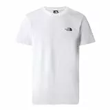 THE NORTH FACE NF0A87NGFN4 M S/S Simple Dome Tee T-Shirt Herren TNF White Größe L