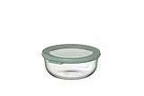 Mepal - Glasbehälter mit deckel Cirqula - Meal Prep Gläser - Hitzebeständig bis 550°C, ohne Deckel - Geeignet für Backofen, Mikrowelle, Gefrierschrank und Spülmaschine - 750 ml - Nordic sage