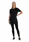 Dagi Women's Black Knitted Regular High Waist Supreme Long Leg Leggings, S