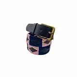 Argentinischer Gürtel Handgefertigt Leder Gürtel Herren Damen Premium Unisex Schwarz Leder Bestickt Designer Polo Leder Belt Gaucho Belt Schnalle im Antikstil (L= 90, 95, 100, 105)