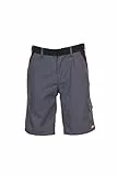 Planam 2372 Highline Herren-Shorts - Optimale Sicherheit und Komfort - Farbe: Schiefer/Schwarz/Rot - Größe: 48